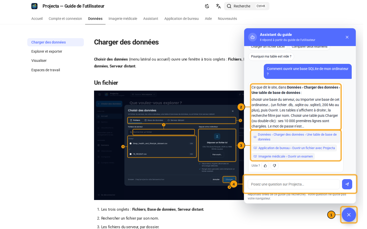 L’assistant du guide
