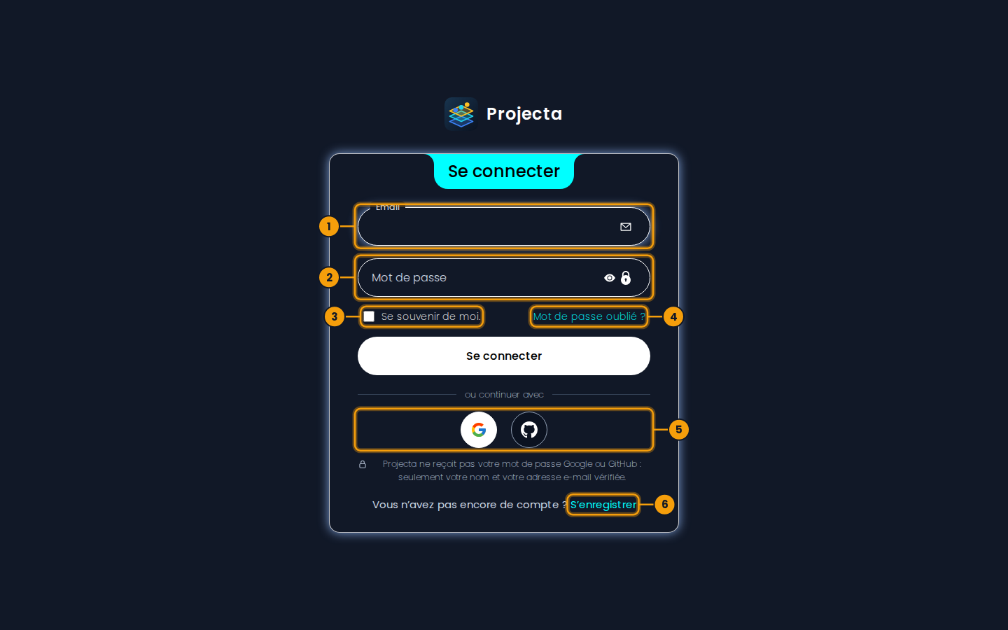 La page de connexion