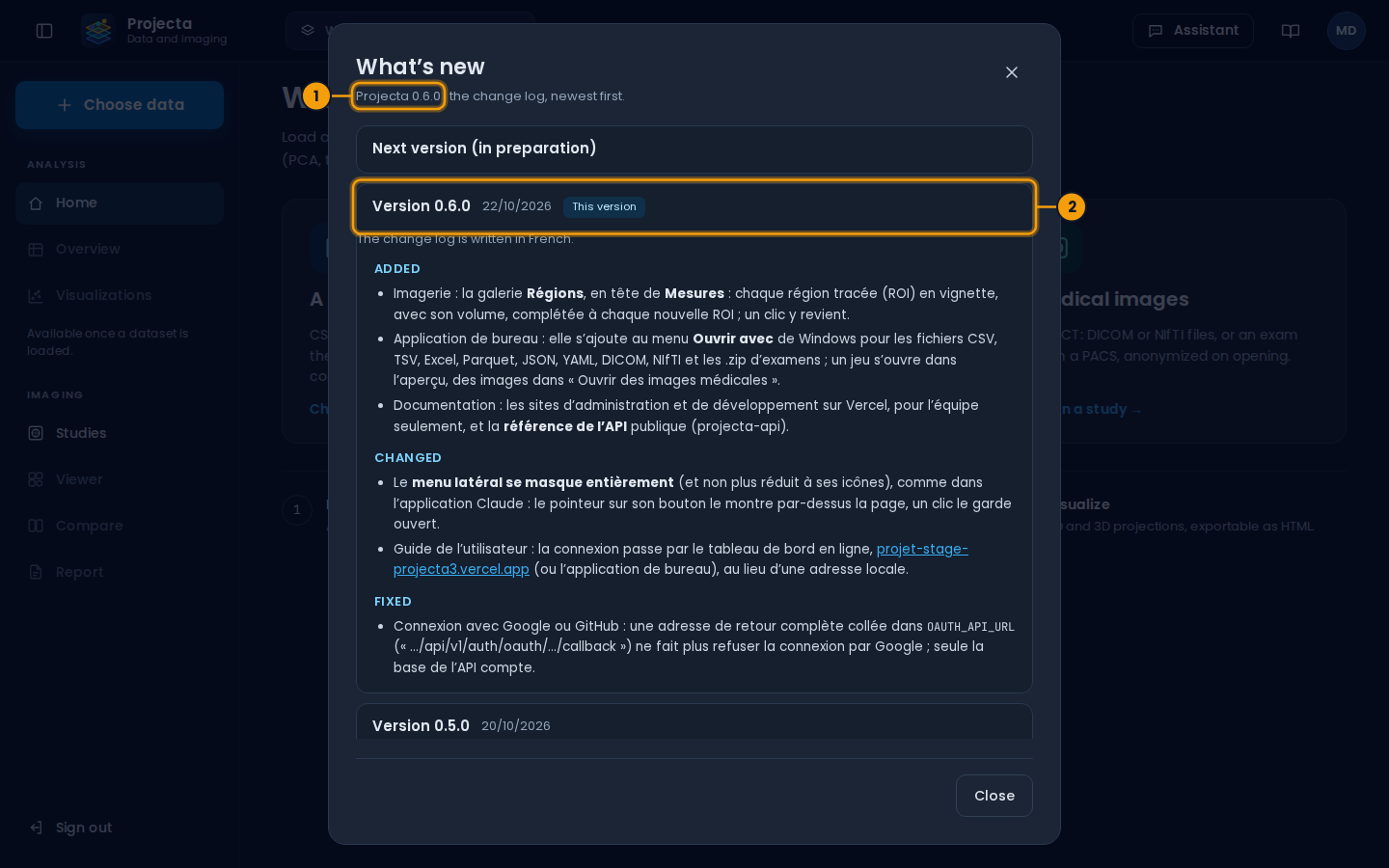Account › What’s new in the dashboard